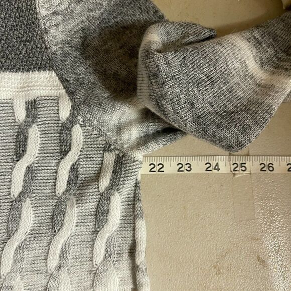 ALFRED Dunner Gray sweater Petite XL - Picture 9 of 10